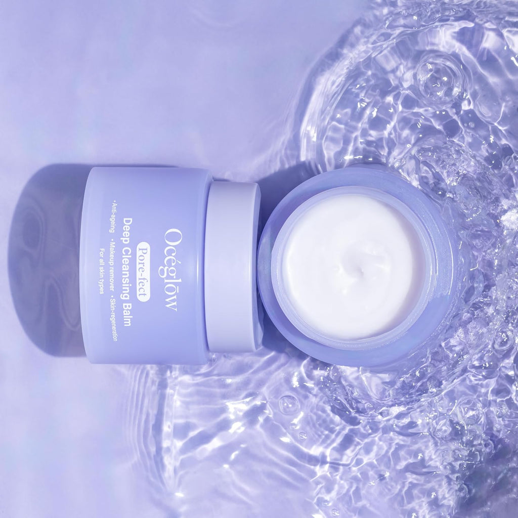 Oceglow Pore-Fect Cleansing Balm With Shea & Sunflower Oil Deep Cleanse, Pore Makeup Remover Balm