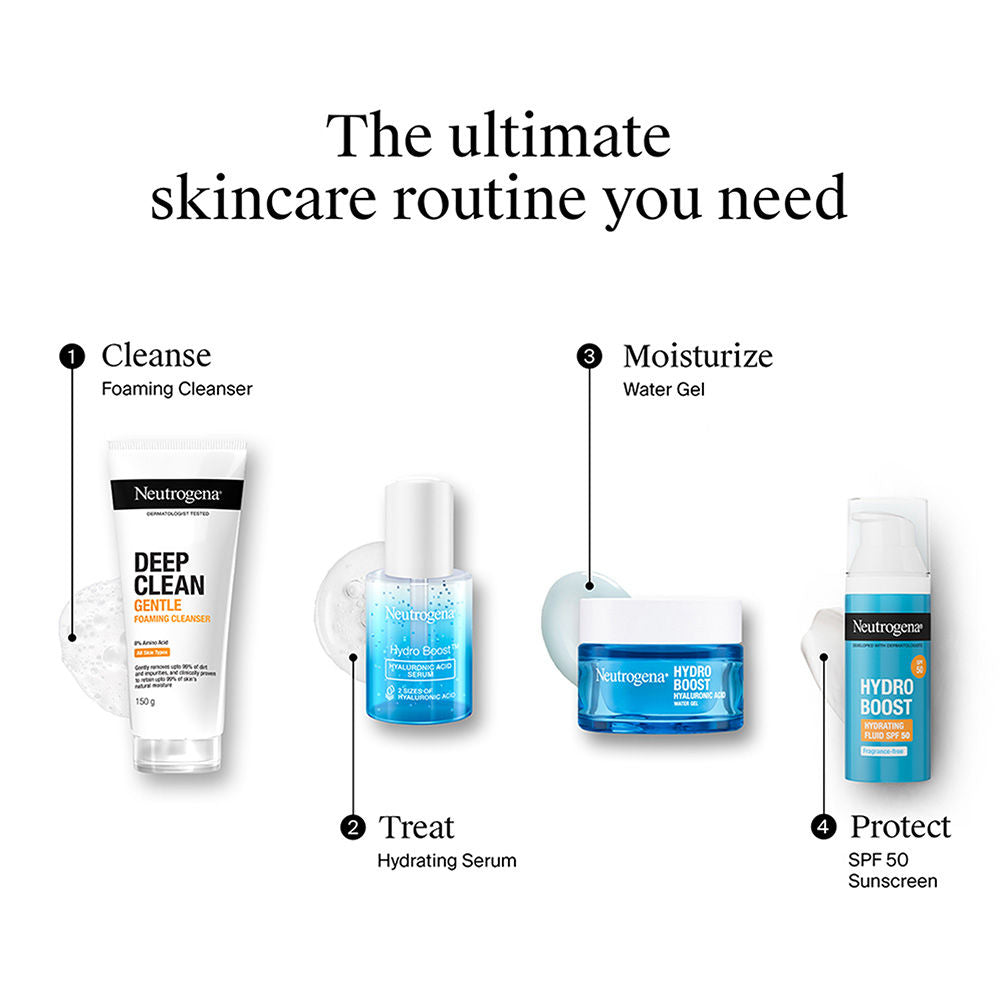 Neutrogena Deep Clean Gentle Foaming Cleanser - Moisturizing Face Wash for Normal to Sensitive Skin