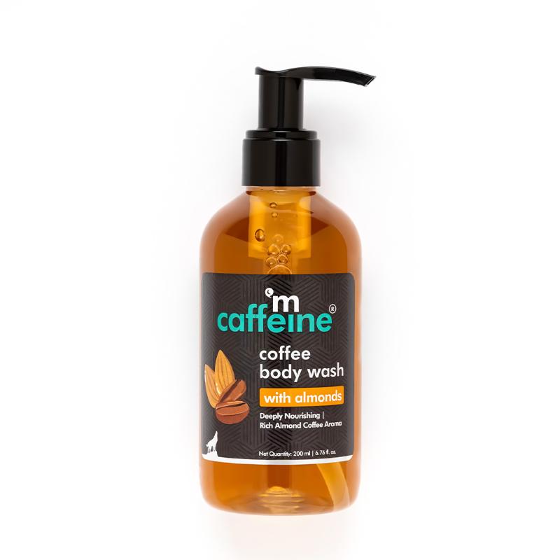 MCaffeine Coffee Body Wash with Almonds De-Tan & Deep Cleansing Shower Gel in Chocolatey Aroma
