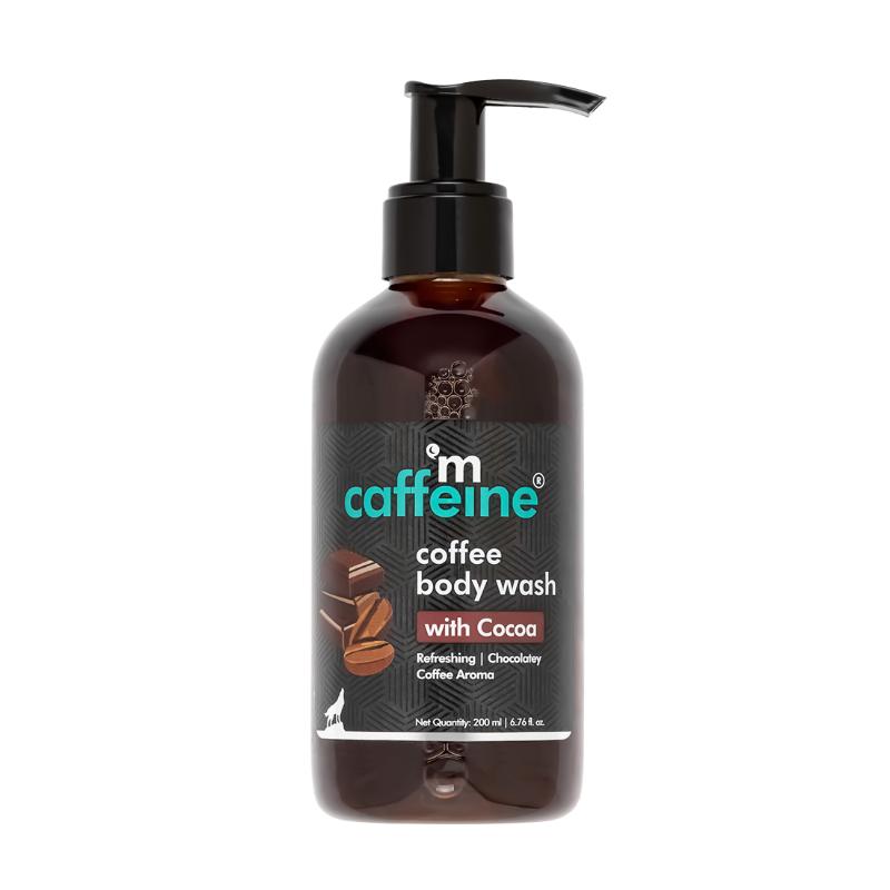 MCaffeine Coffee Body Wash with Cocoa De-Tan & Deep Cleansing Shower Gel in Chocolatey Coffee Aroma