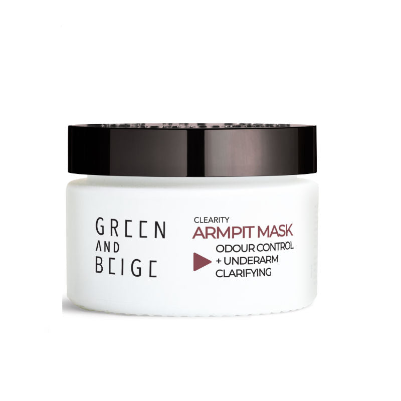 Green And Beige Clearity Armpit Mask Odour Control + Underarm Clarifying