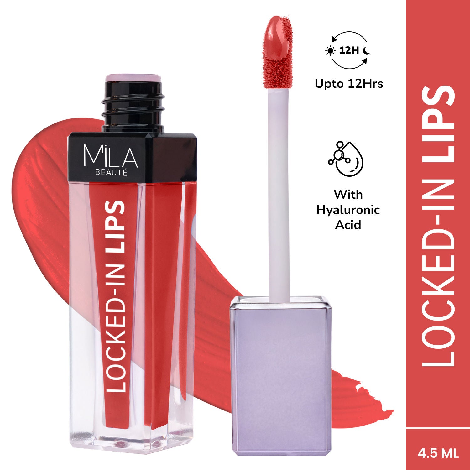 Mila Beauté 12 Hr Non-Transfer Locked-In Liquid Lipstick