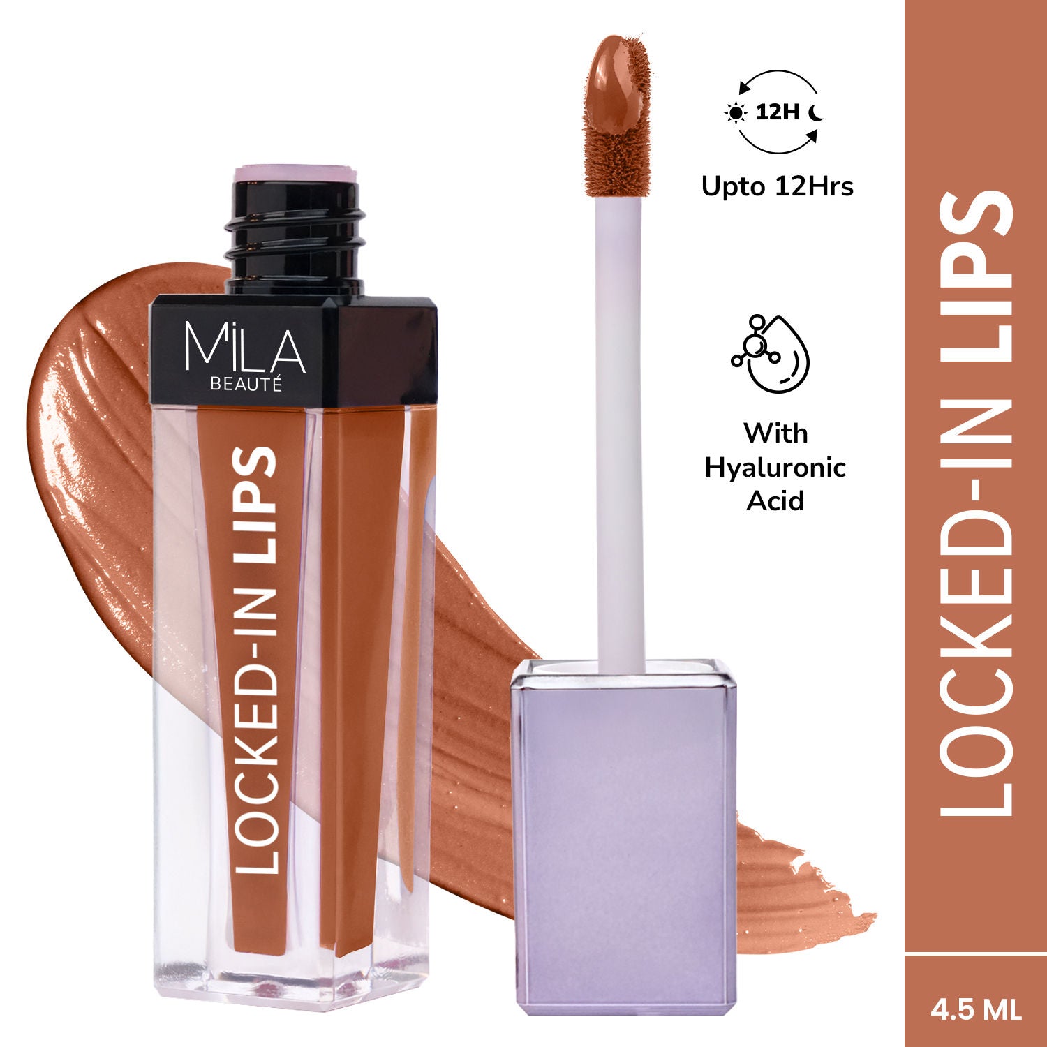 Mila Beauté 12 Hr Non-Transfer Locked-In Liquid Lipstick