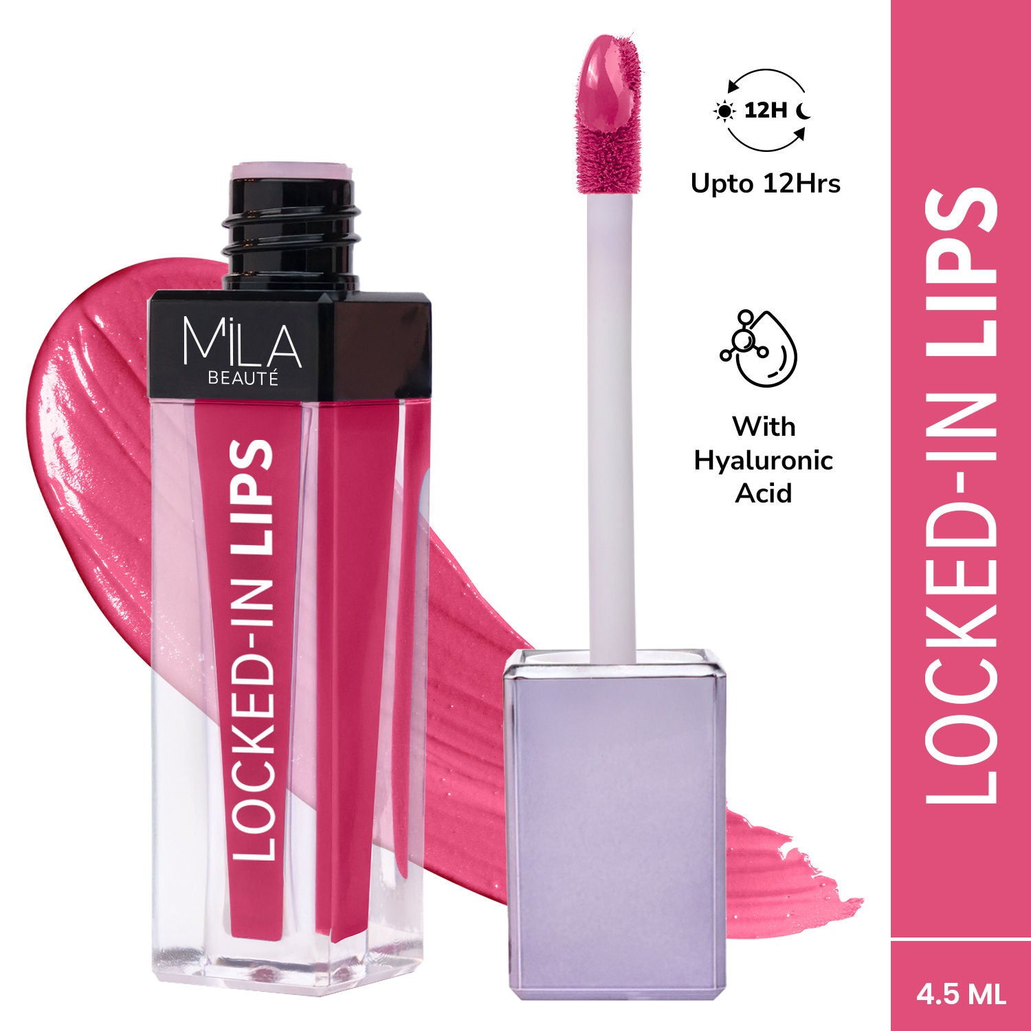 Mila Beauté 12 Hr Non-Transfer Locked-In Liquid Lipstick
