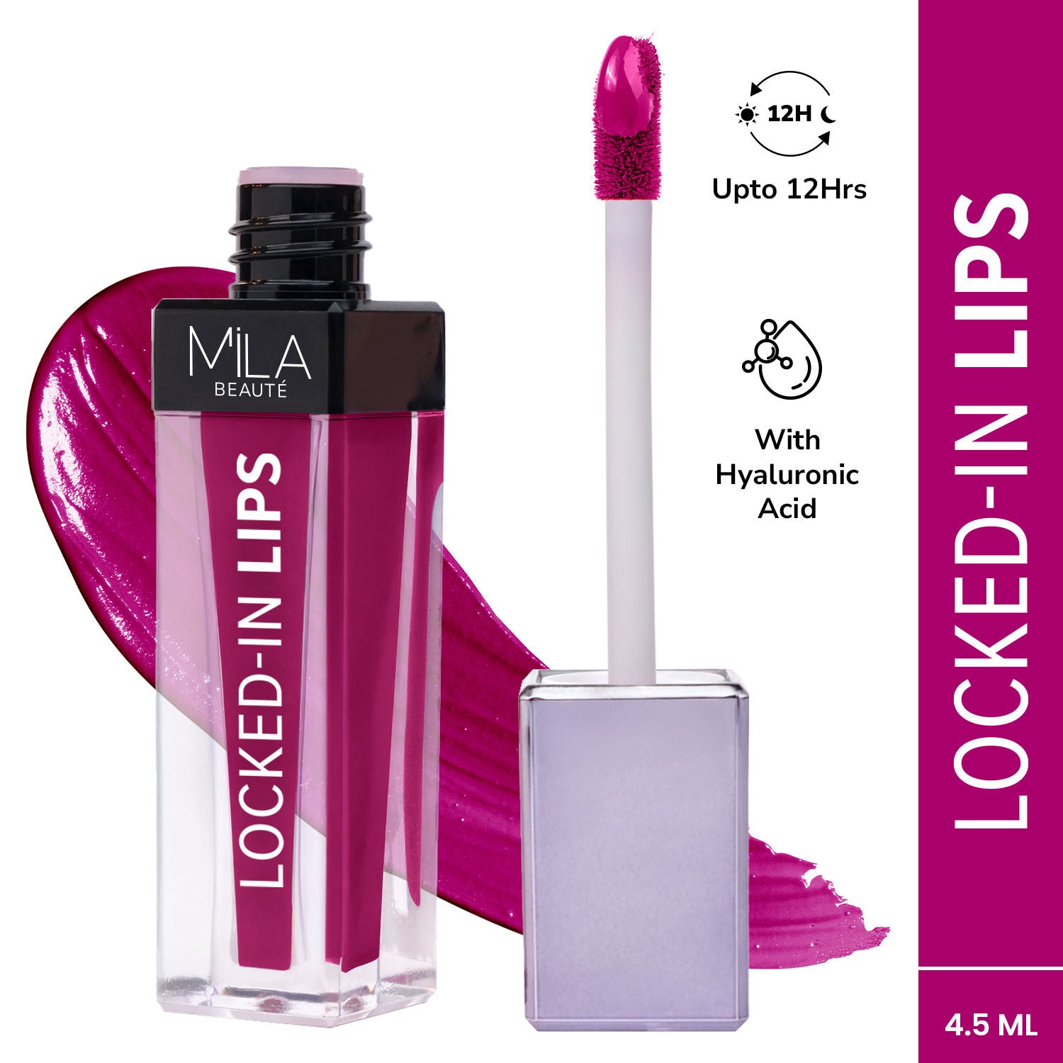Mila Beauté 12 Hr Non-Transfer Locked-In Liquid Lipstick