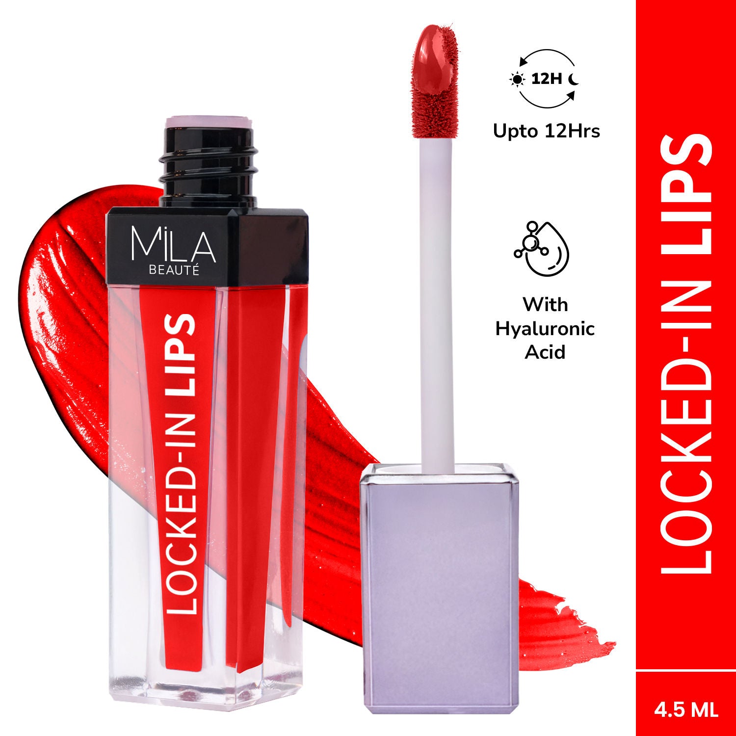 Mila Beauté 12 Hr Non-Transfer Locked-In Liquid Lipstick