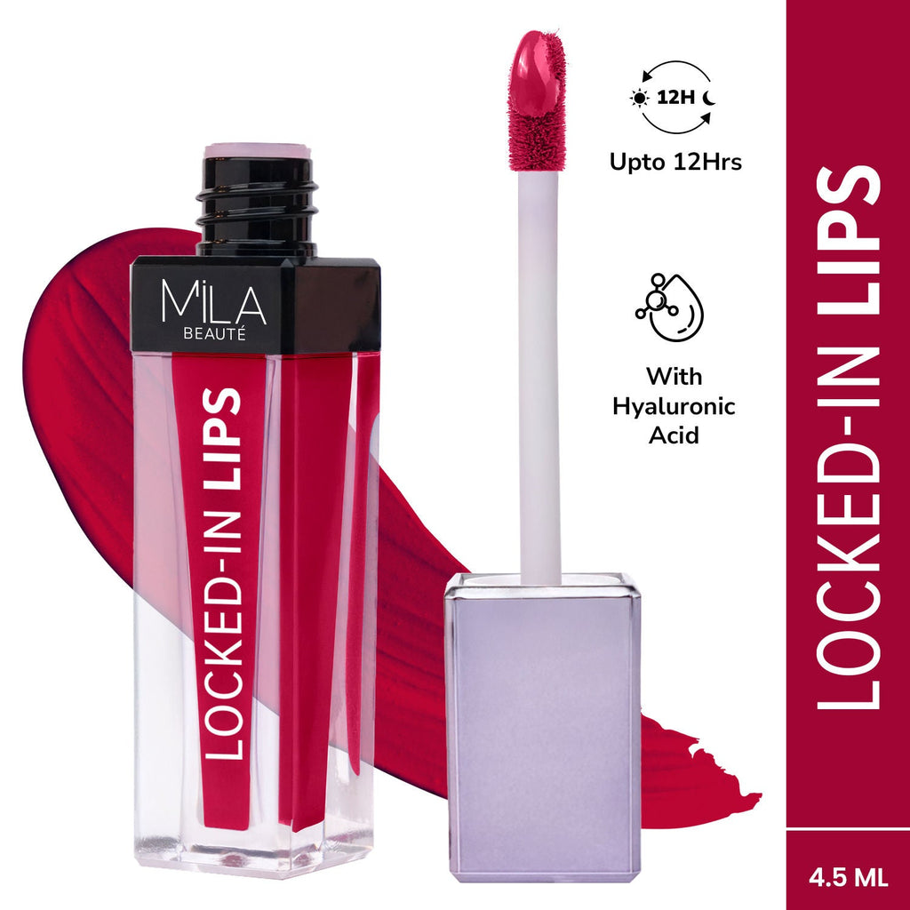 Mila Beauté 12 Hr Non-Transfer Locked-In Liquid Lipstick