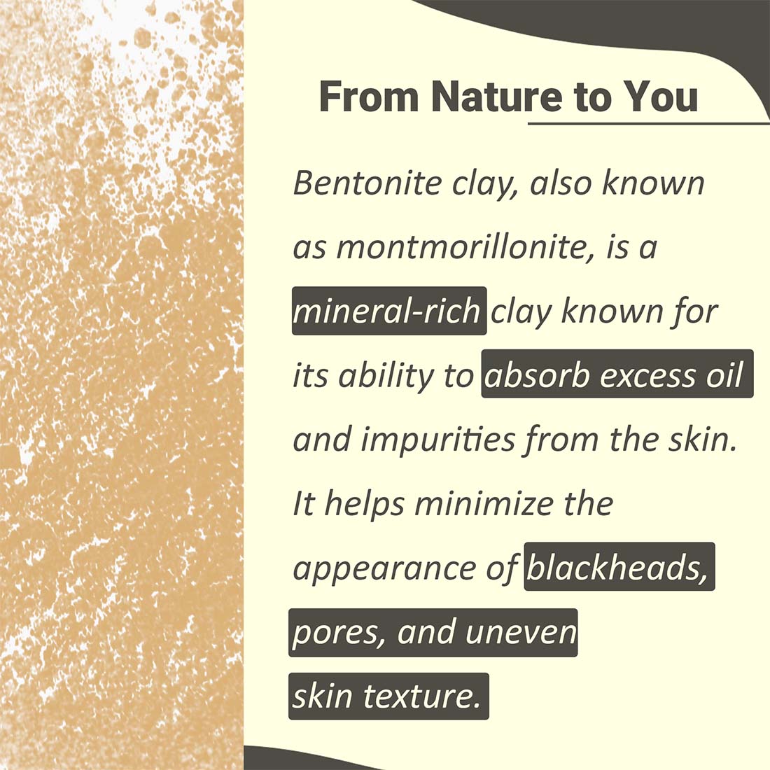 MINATURE Bentonite Clay Powder