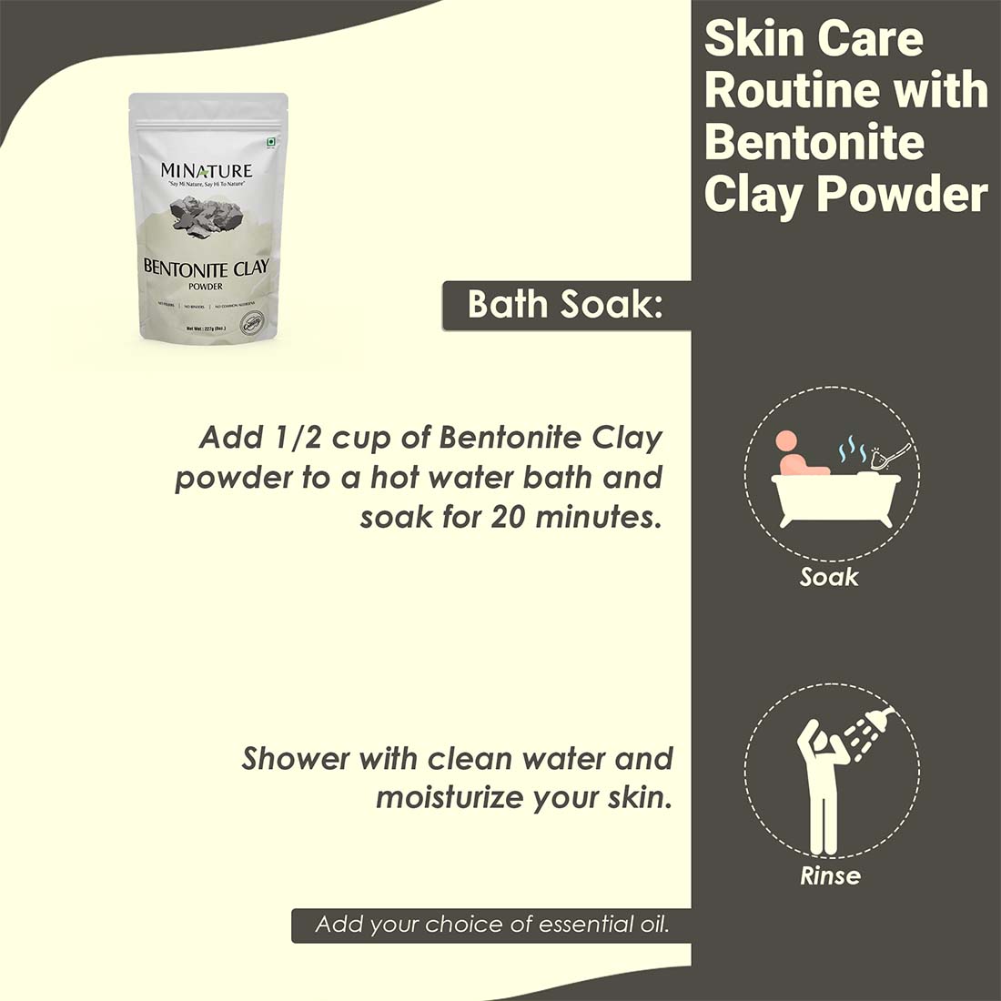 MINATURE Bentonite Clay Powder