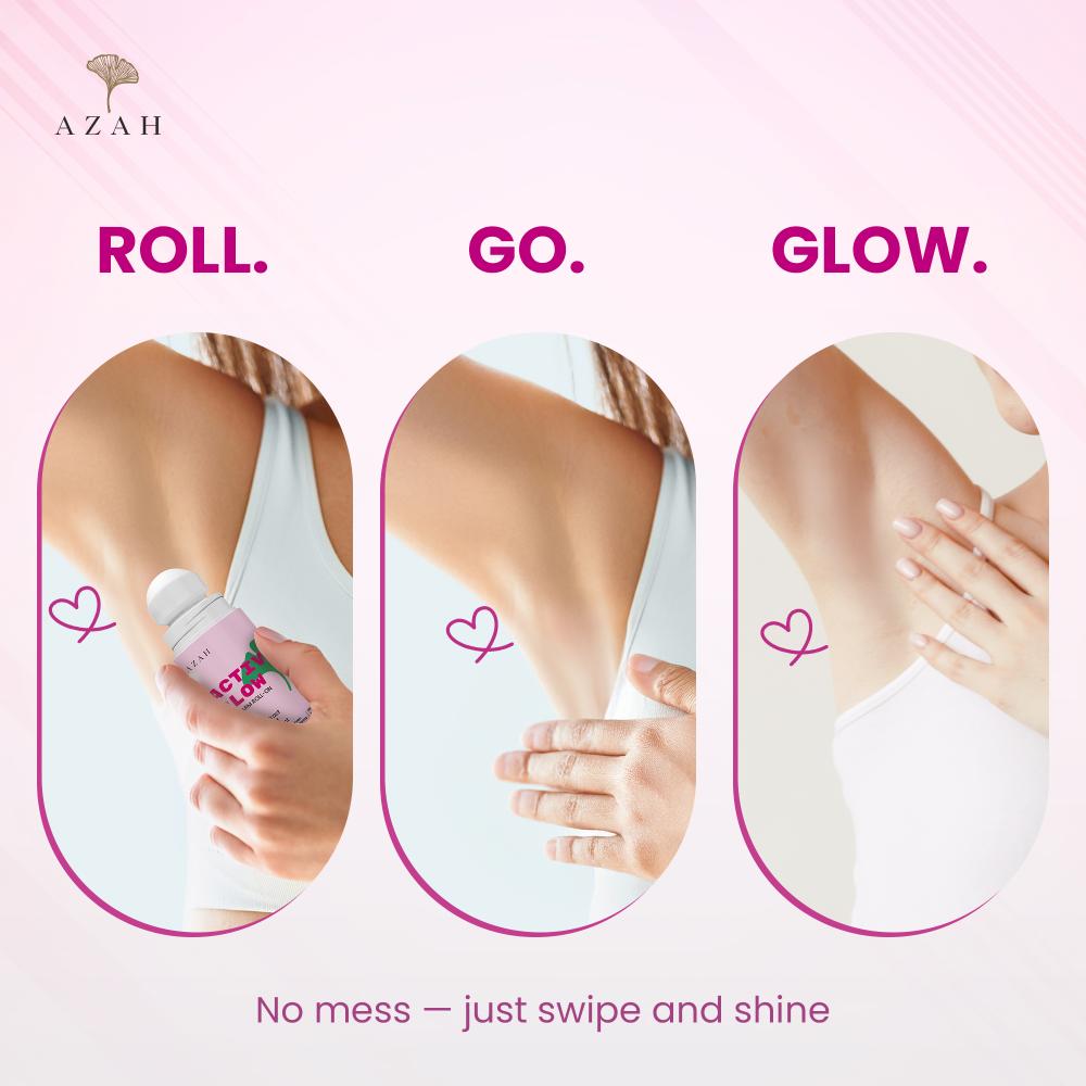 Azah Active Glow Underarm Roll-On For Women