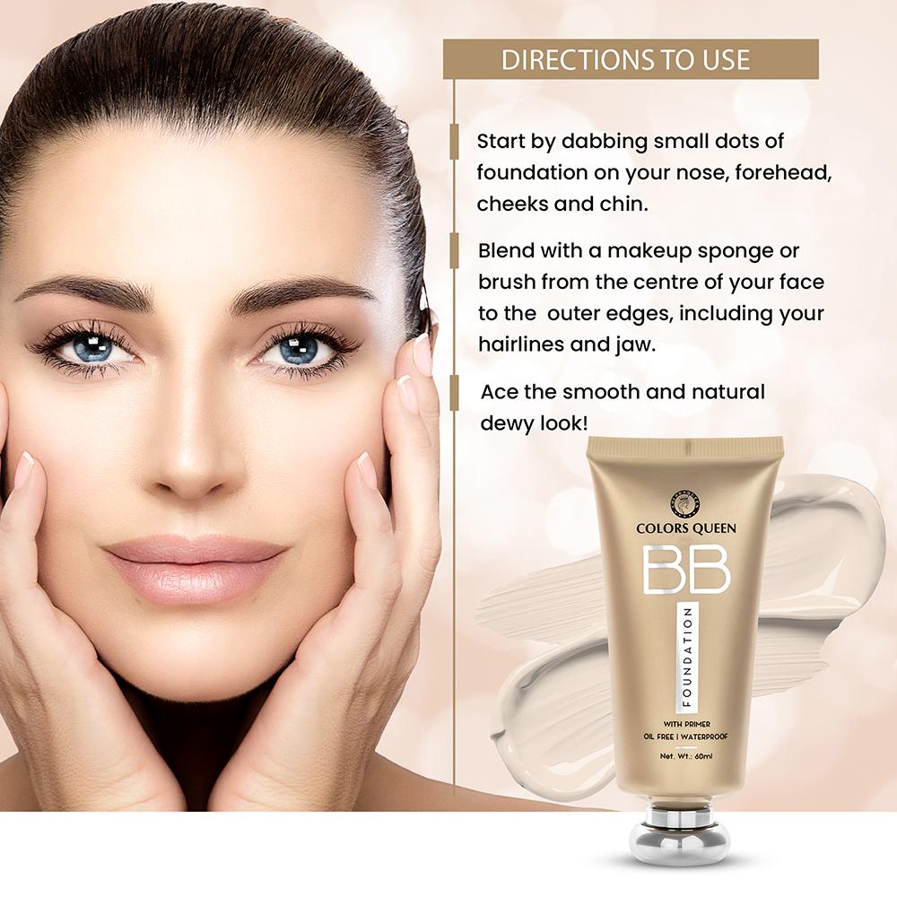 Colors Queen BB Oil Free Liquid Foundation With Primer