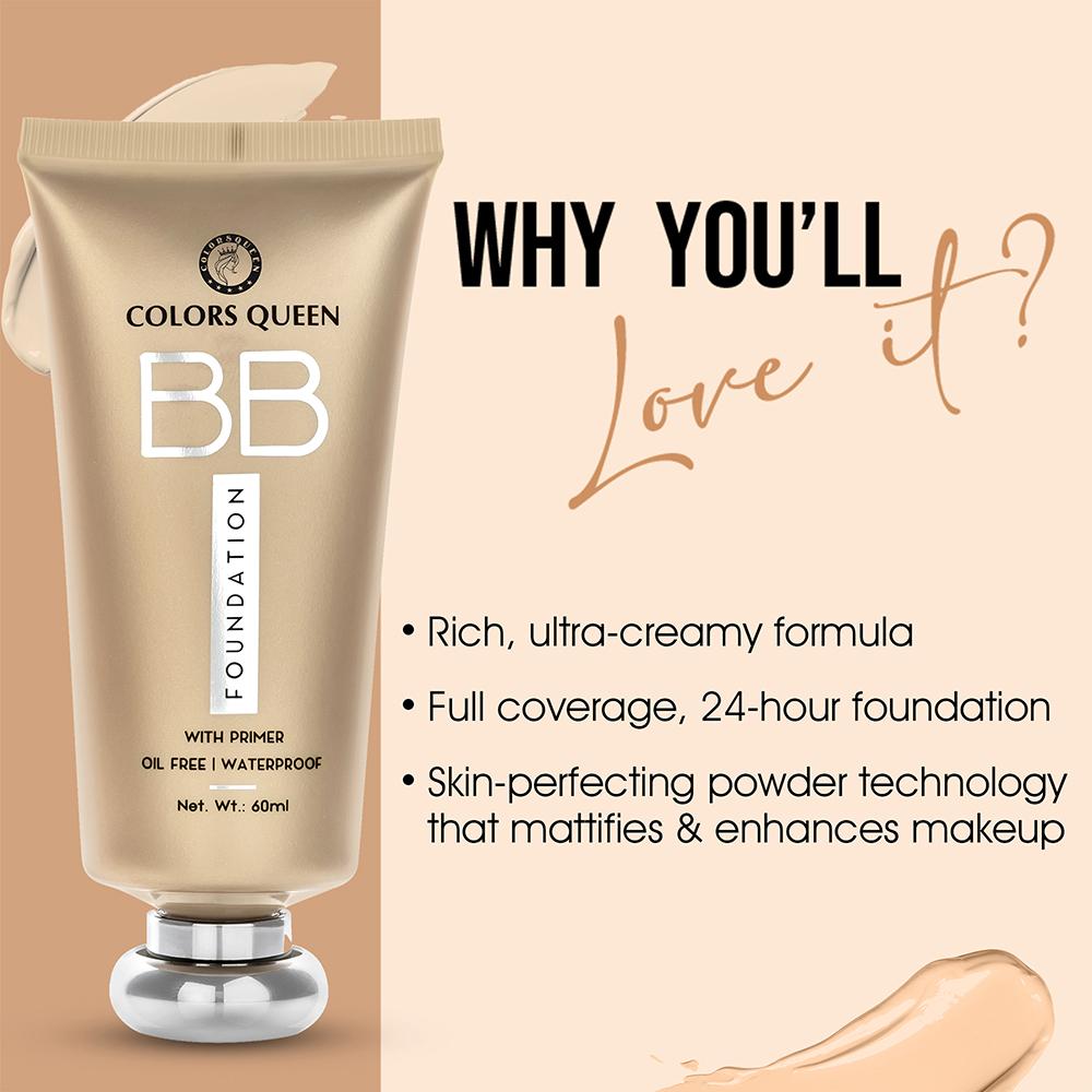 Colors Queen BB Oil Free Liquid Foundation With Primer