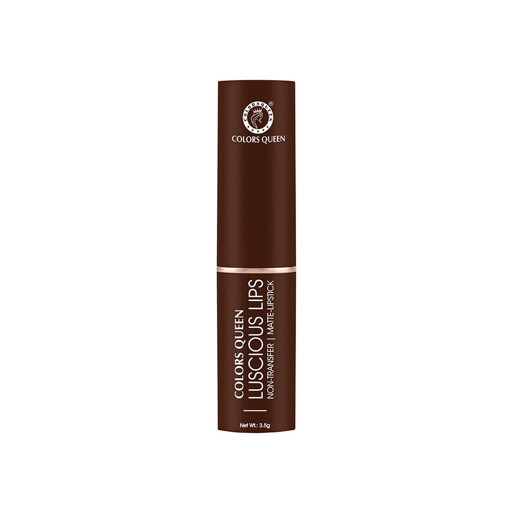 Colors Queen Luscious Lips Non Transfer Matte Lipstick - Espresso-25