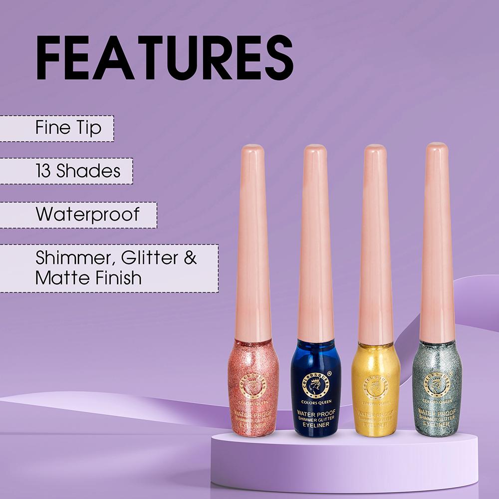 Colors Queen Sky Eyes Shimmer Glitter Eyeliner