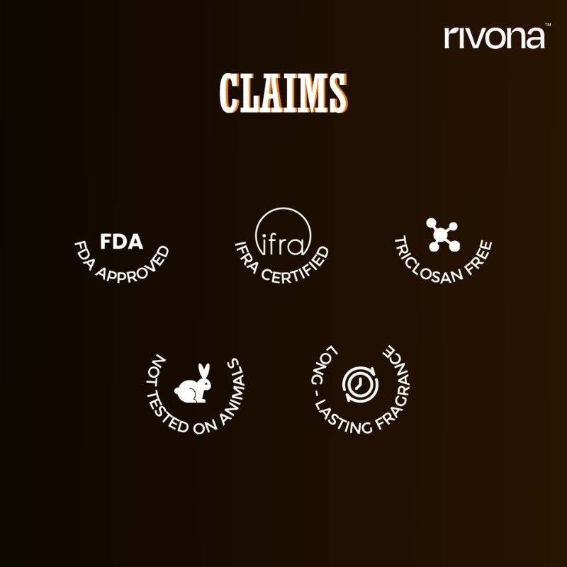 Rivona Naturals Brandy Eau De Parfum For Long Lasting Everyday Fragrance