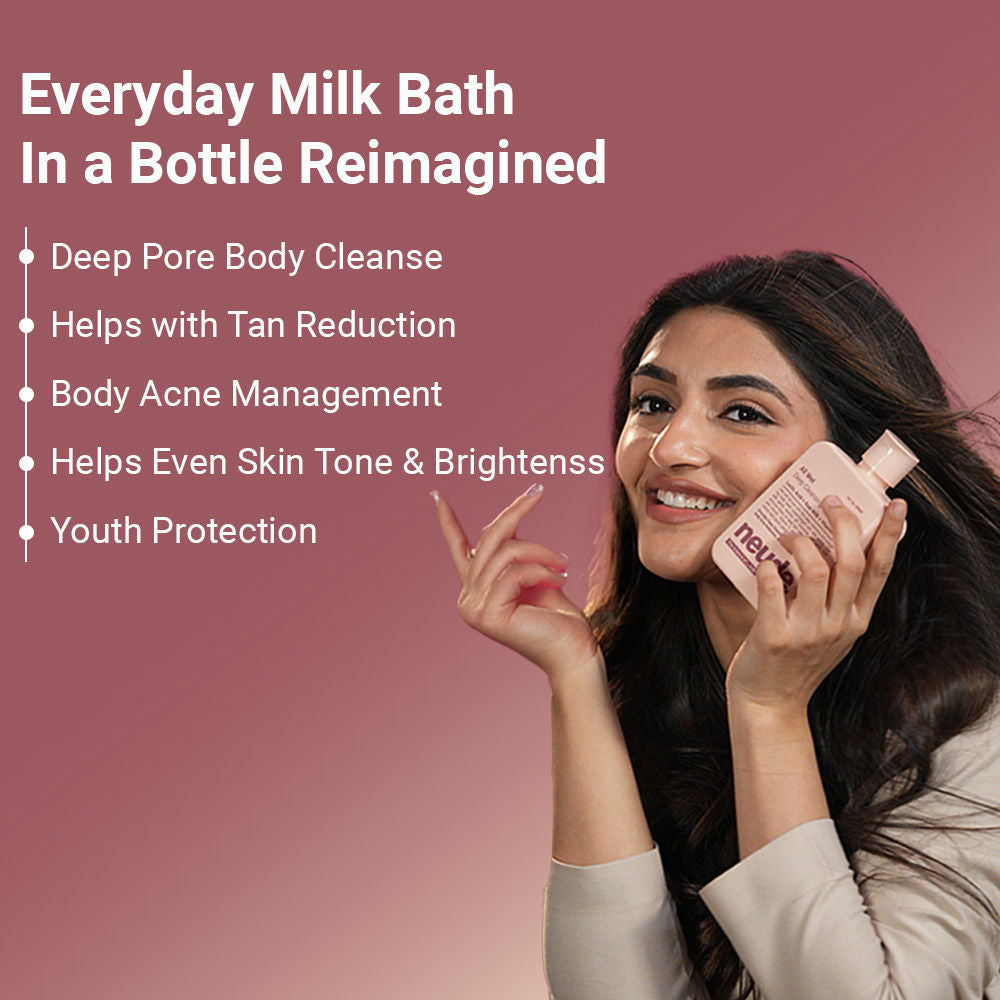 Neude Skin All Wet Deep Cleansing Detanning Milk Body Wash