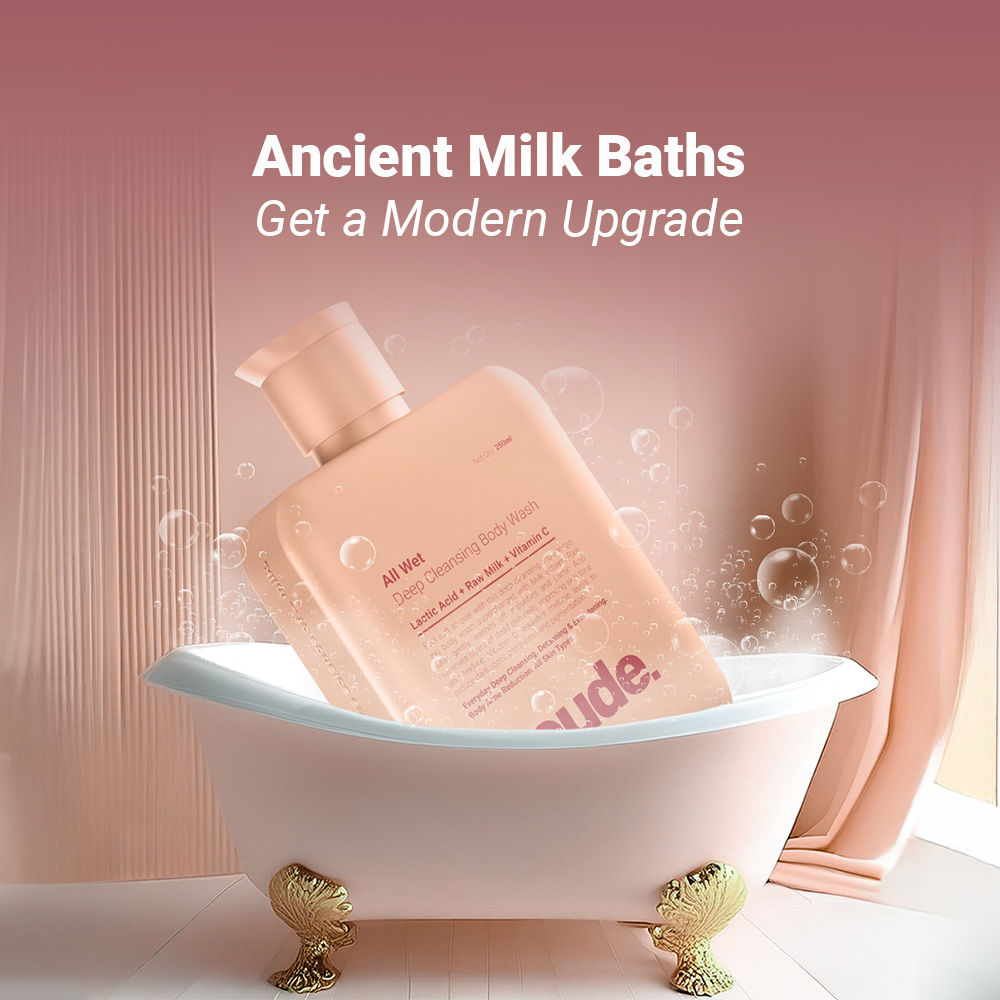 Neude Skin All Wet Deep Cleansing Detanning Milk Body Wash