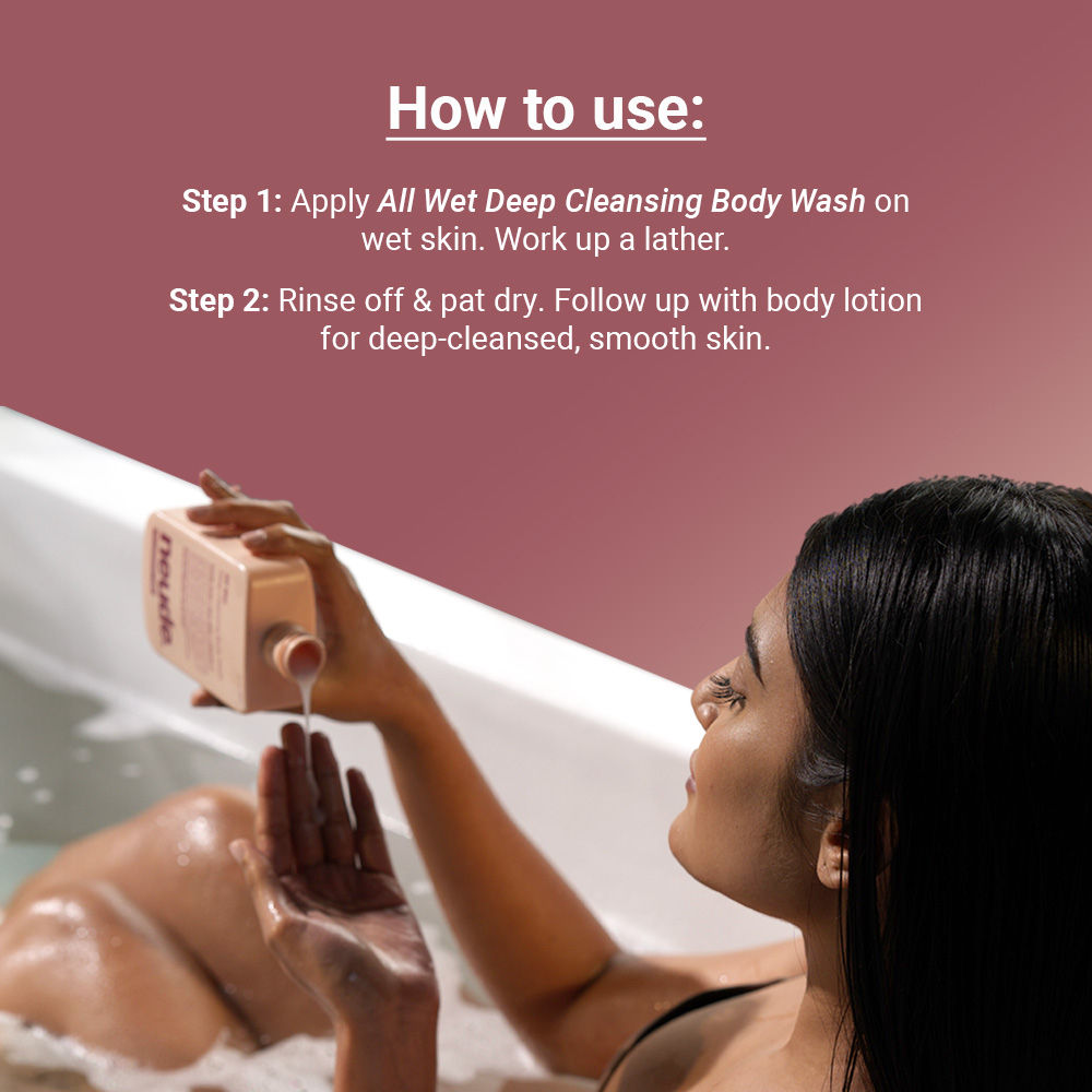 Neude Skin All Wet Deep Cleansing Detanning Milk Body Wash