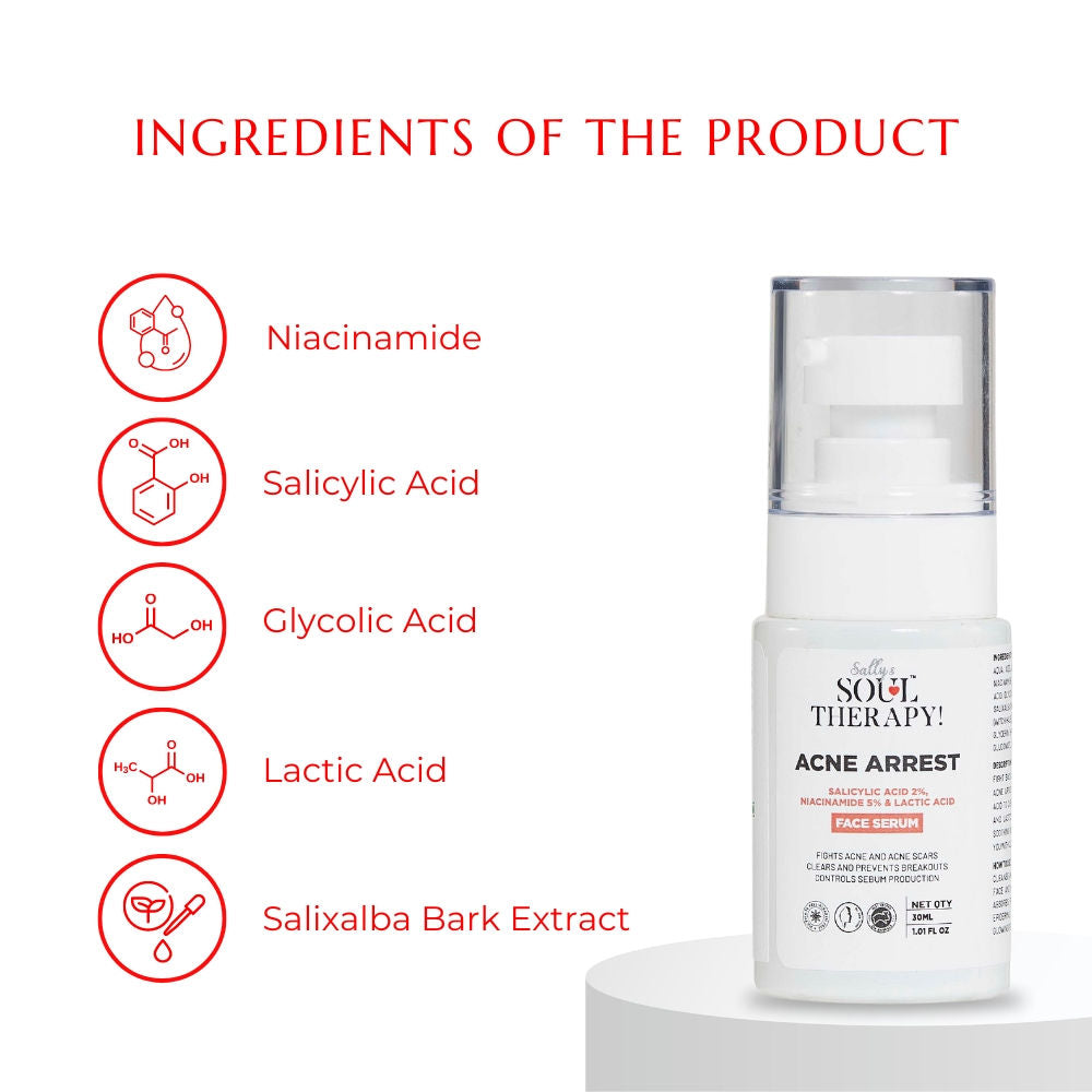 Sally's Soul Therapy Acne Arrest Face Serum