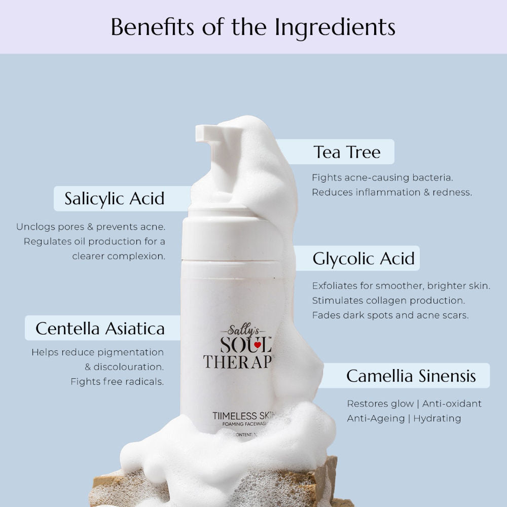 Sally's Soul Therapy Timeless Skin Foaming Face Wash