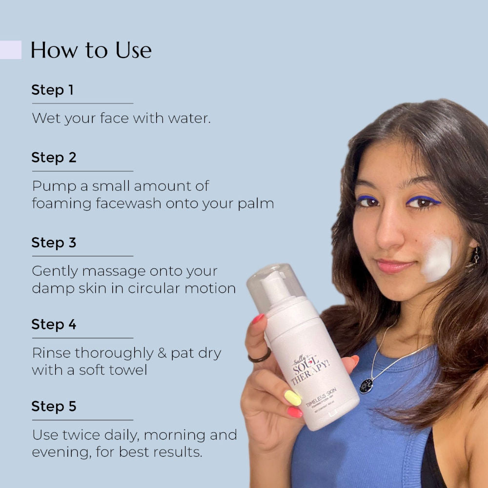 Sally's Soul Therapy Timeless Skin Foaming Face Wash