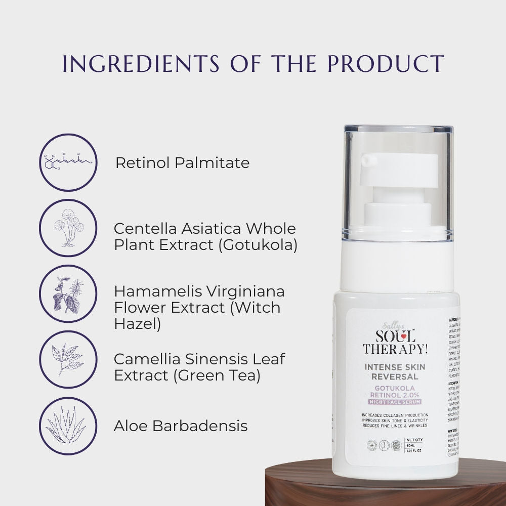 Sally's Soul Therapy Intense Skin Reversal Night Face Serum