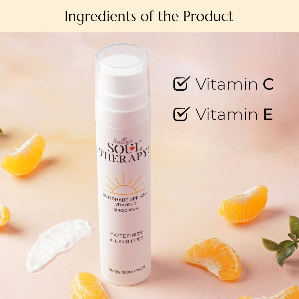 Sally's Soul Therapy Sunshade SPF 50++ Vitamin C Sunscreen
