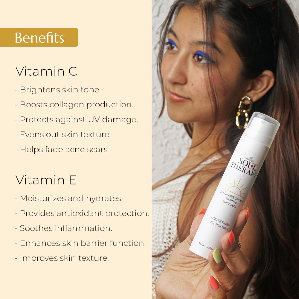 Sally's Soul Therapy Sunshade SPF 50++ Vitamin C Sunscreen