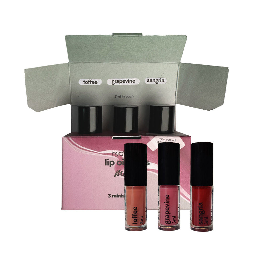 Ruby's Organics Lip Oil Gloss Minis Set
