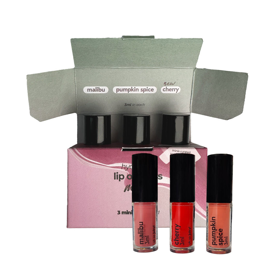 Ruby's Organics Lip Oil Gloss Minis Set