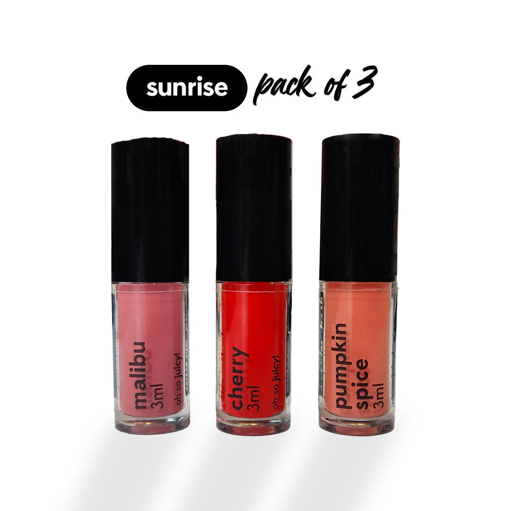 Ruby's Organics Lip Oil Gloss Minis Set