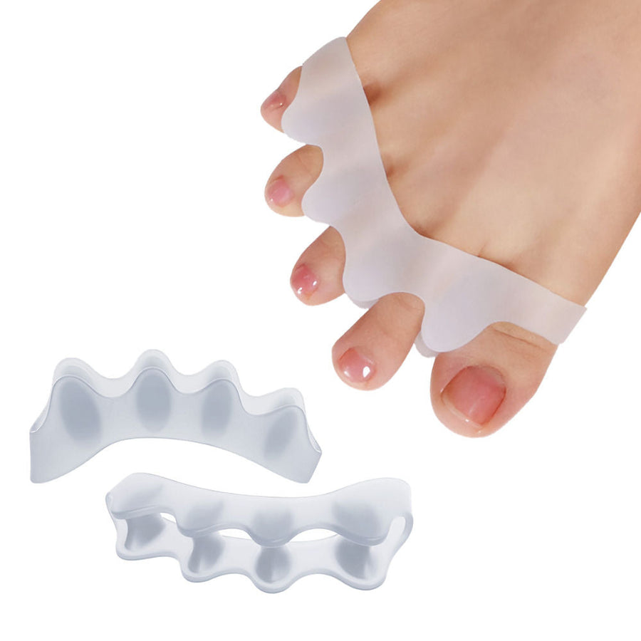 Matra Toe Separators Silicone Gel Toe Straightener Spacer Pads Bunion Corrector Pedicure Tool