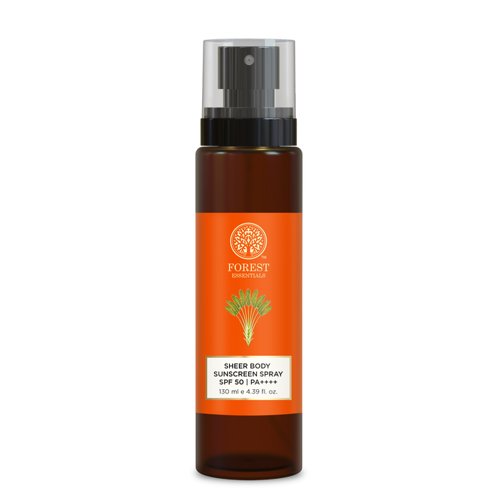Forest Essentials Sheer Sunscreen Body Spray Spf 50 PA++++ Lightweight, No White Cast