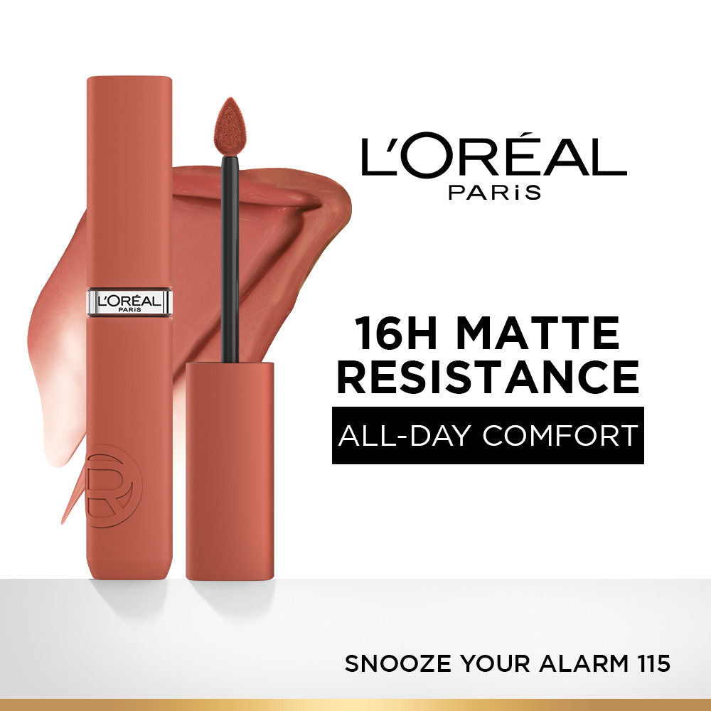 LOreal Paris Infallible Matte Resistance Lipstick, Transfer Resistant Formula - Lazy Sunday 150