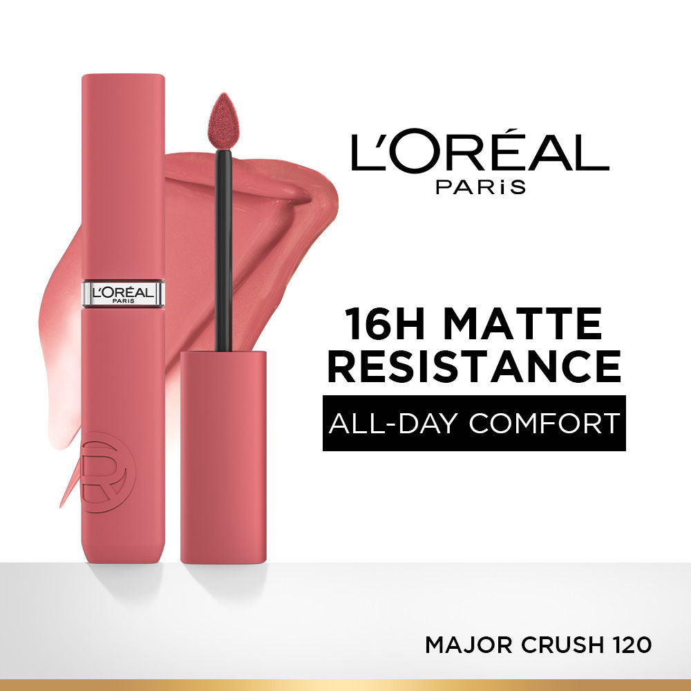 LOreal Paris Infallible Matte Resistance Lipstick, Transfer Resistant Formula - Lazy Sunday 150