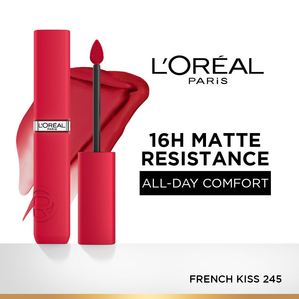 LOreal Paris Infallible Matte Resistance Lipstick, Transfer Resistant Formula - Lazy Sunday 150