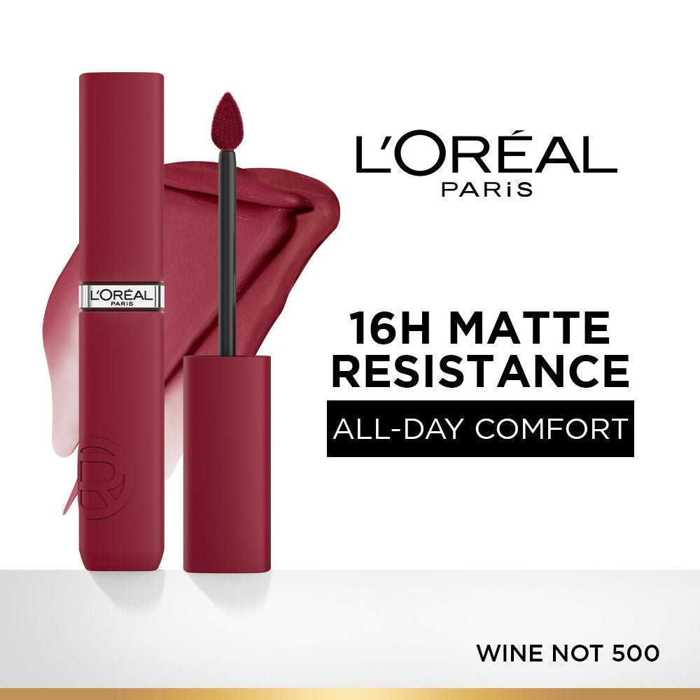 LOreal Paris Infallible Matte Resistance Lipstick, Transfer Resistant Formula - Lazy Sunday 150