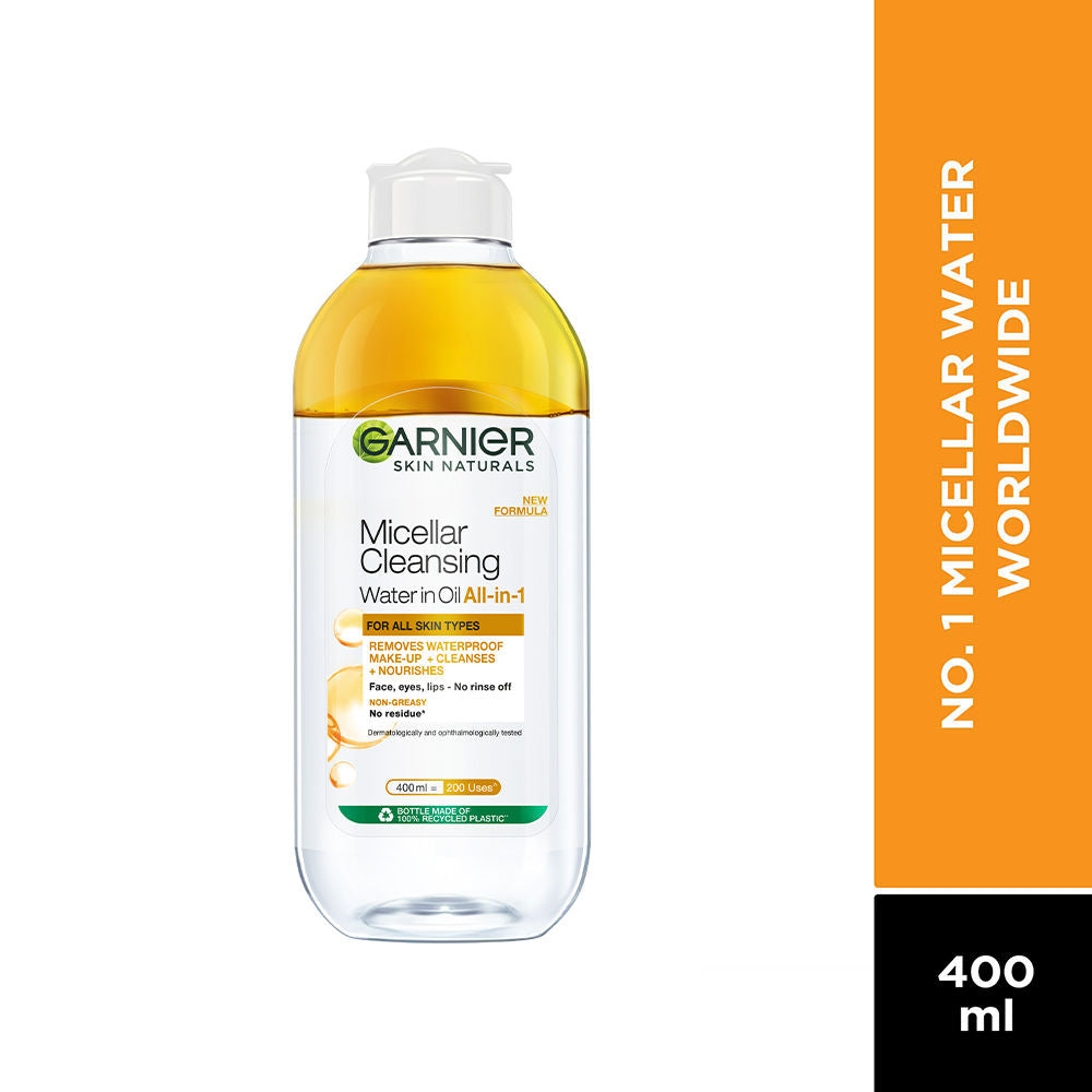 Garnier Skin Naturals Micellar Oil-Infused Cleansing Water For Cleansing & Make-Up Remover | 125ml