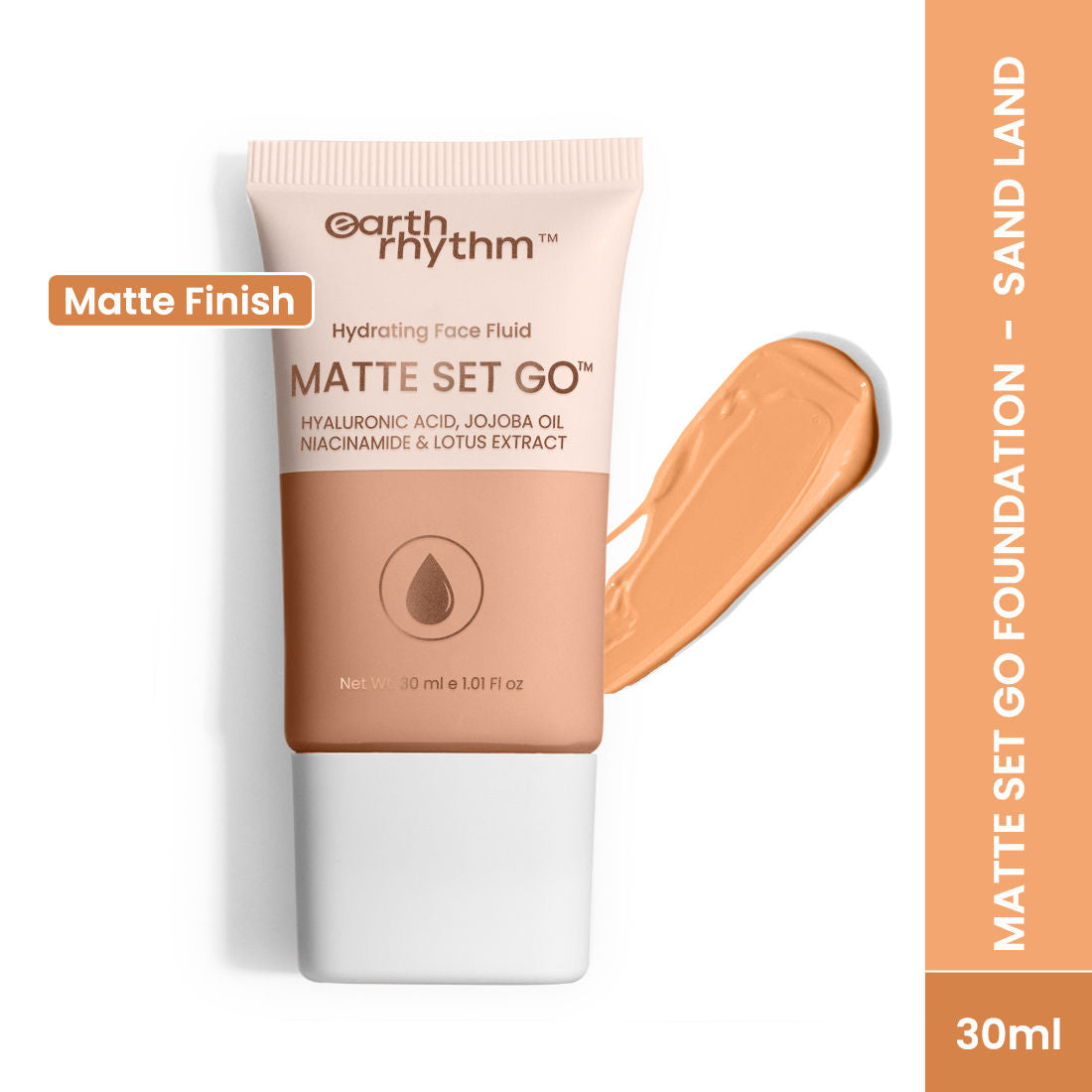 Earth Rhythm Hydrating Matte Set Go Face Fluid Foundation SPF 30 & PA++++