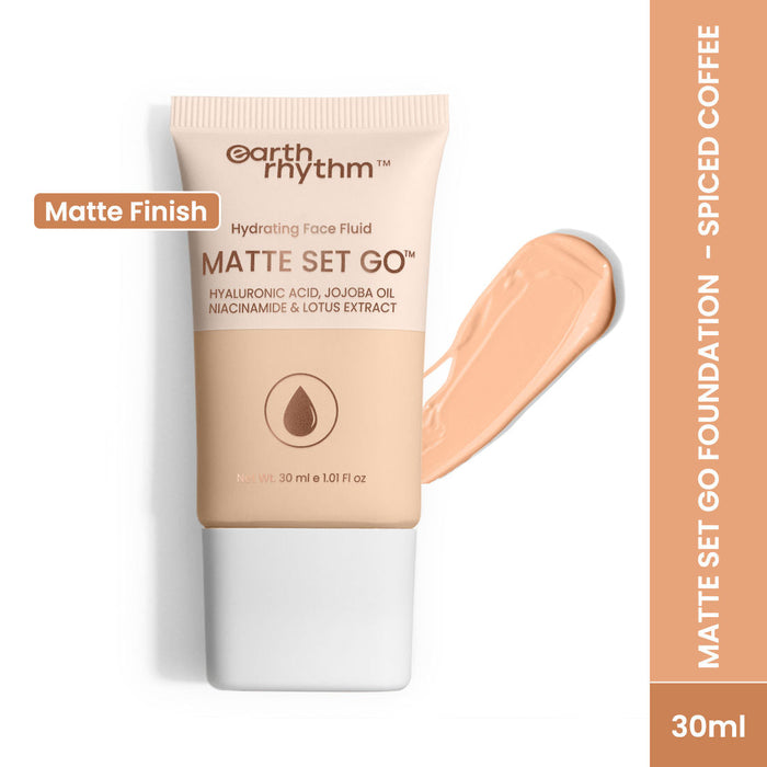 Earth Rhythm Hydrating Matte Set Go Face Fluid Foundation SPF 30 & PA++++