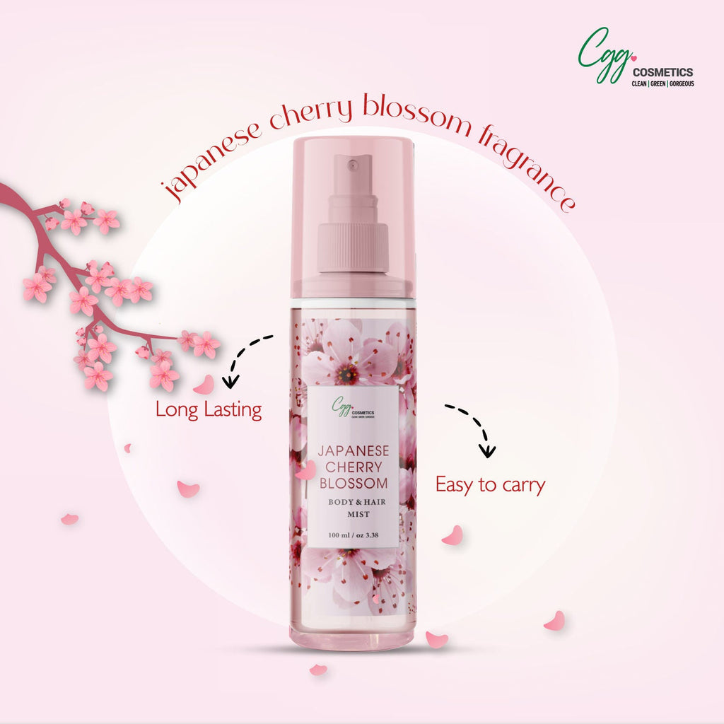 CGG Cosmetics Japanese Cherry Blossom Body Mist - For Men & Women