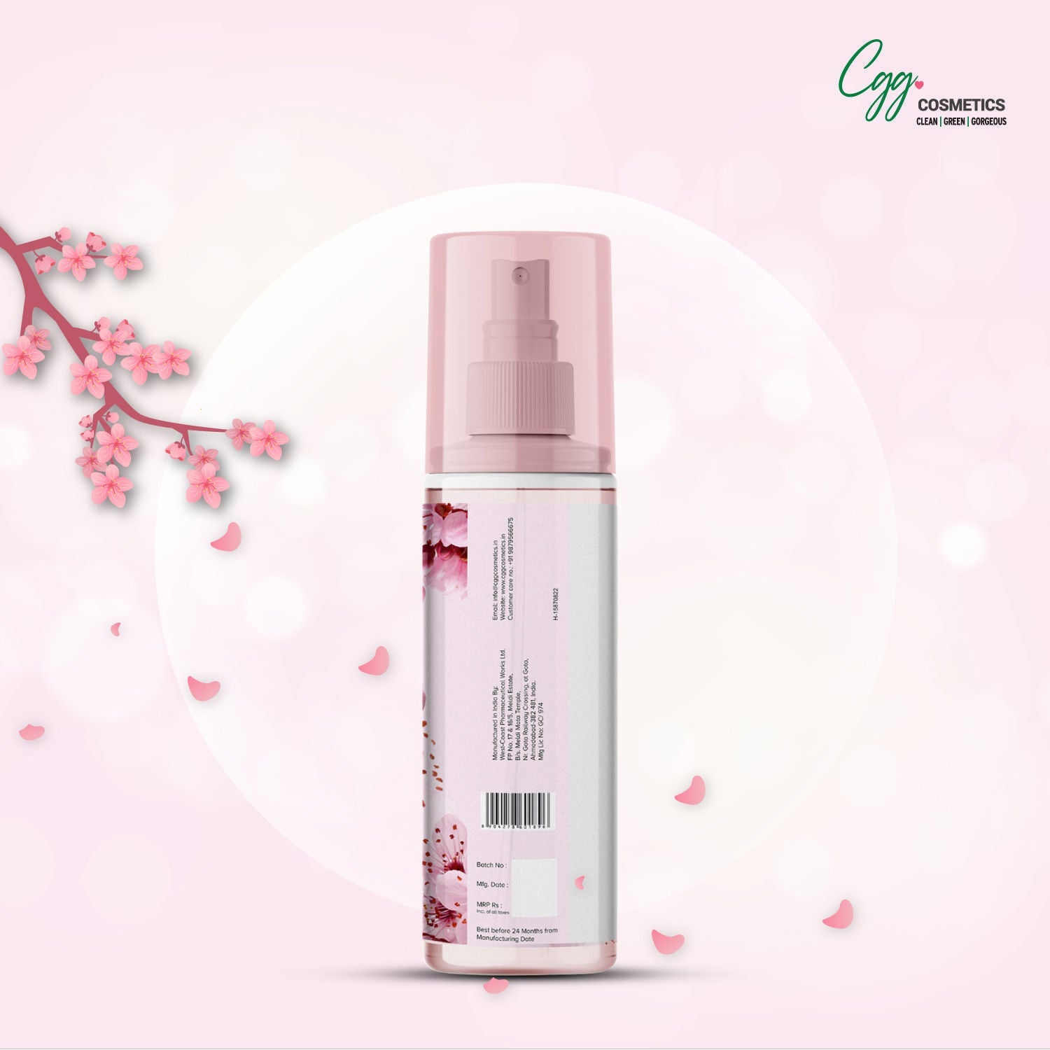 CGG Cosmetics Japanese Cherry Blossom Body Mist - For Men & Women
