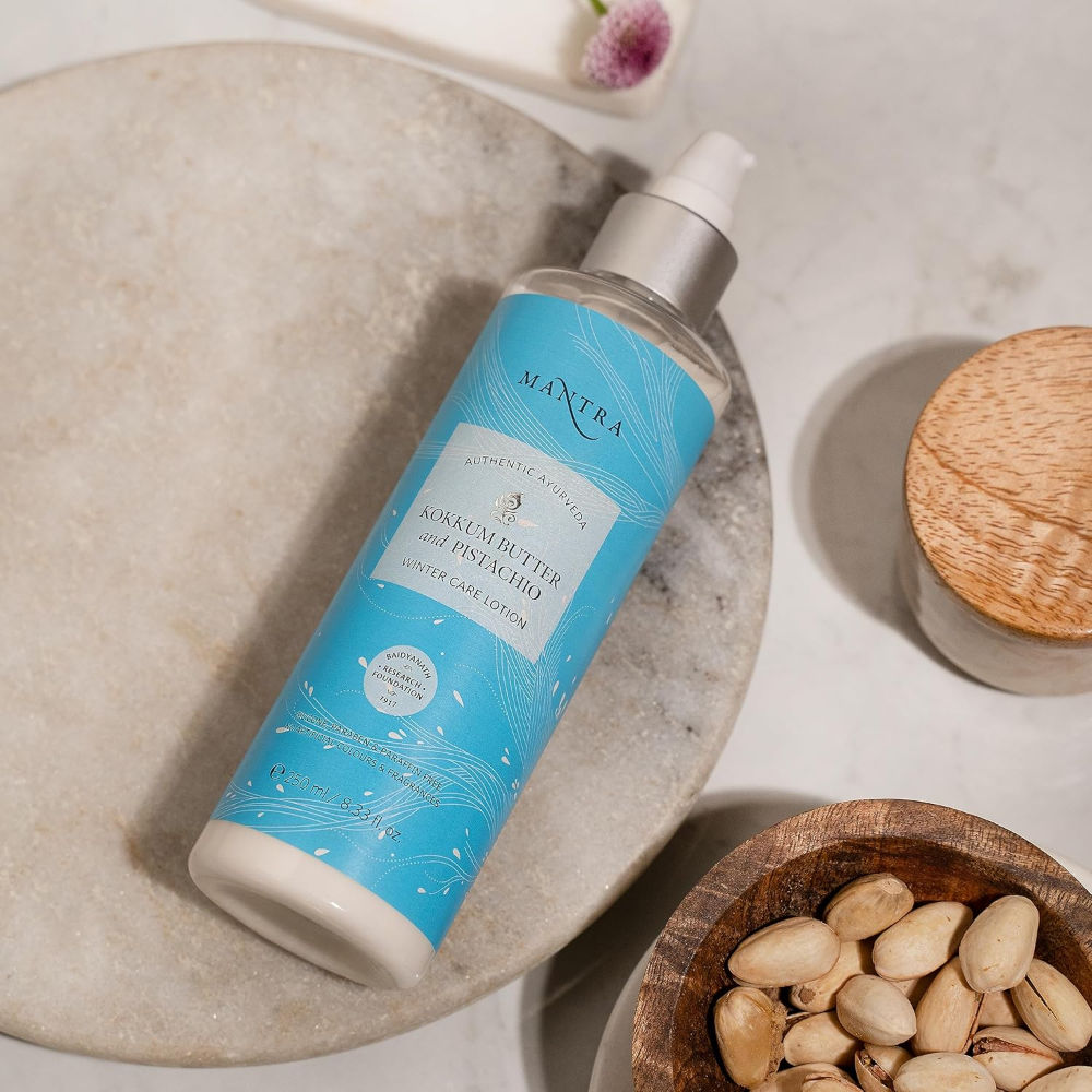 Mantra Herbal Kokkum Butter and Pistachio Winter Care Lotion