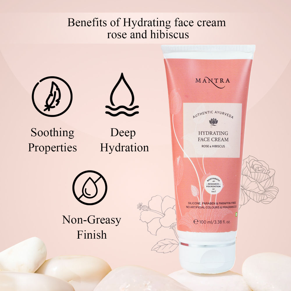 Mantra Herbal Rose & Hibiscus Hydrating Face Cream