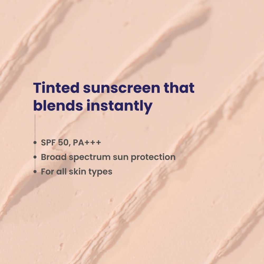 Re'equil Sheer Zinc Tinted Sunscreen Spf 50 Pa+++ 100% Mineral Sunscreen