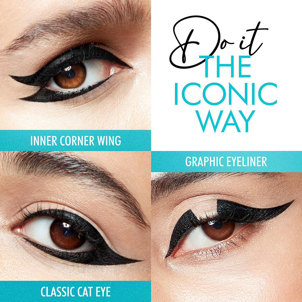 Lakme Eyeconic Pro Brush Eye Liner, Smudgeproof, Waterproof, Ultra Precise Pro Tip