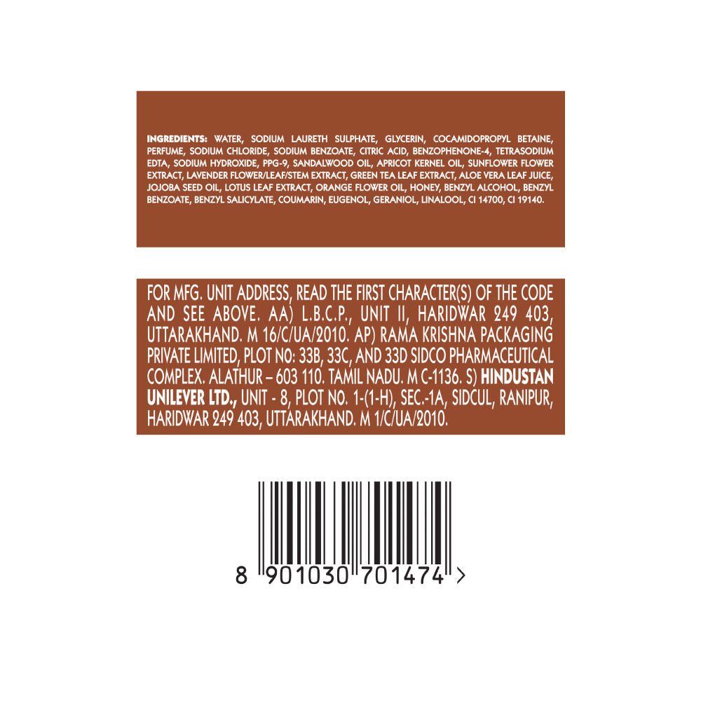 Lux Luxurious Sandalwood Body Wash