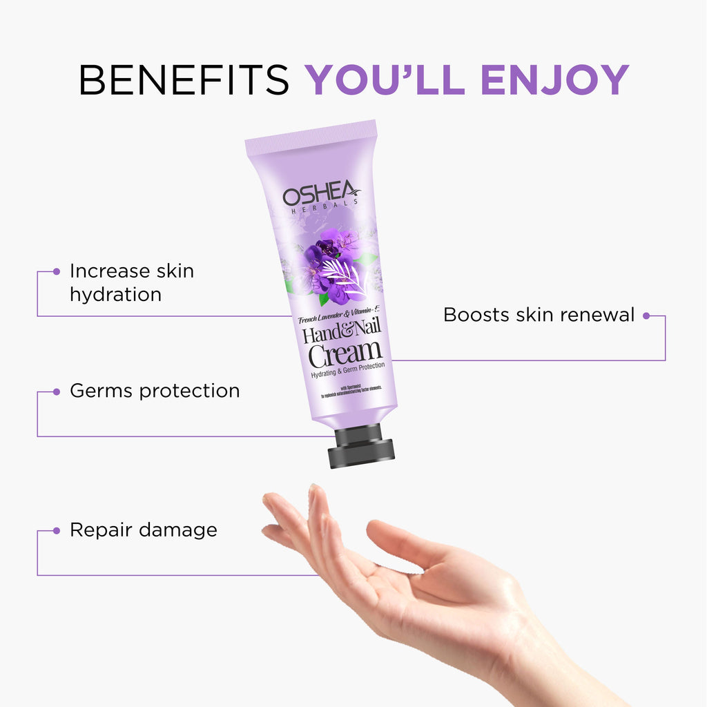 Oshea Herbals French Lavender Hand & Nail Cream