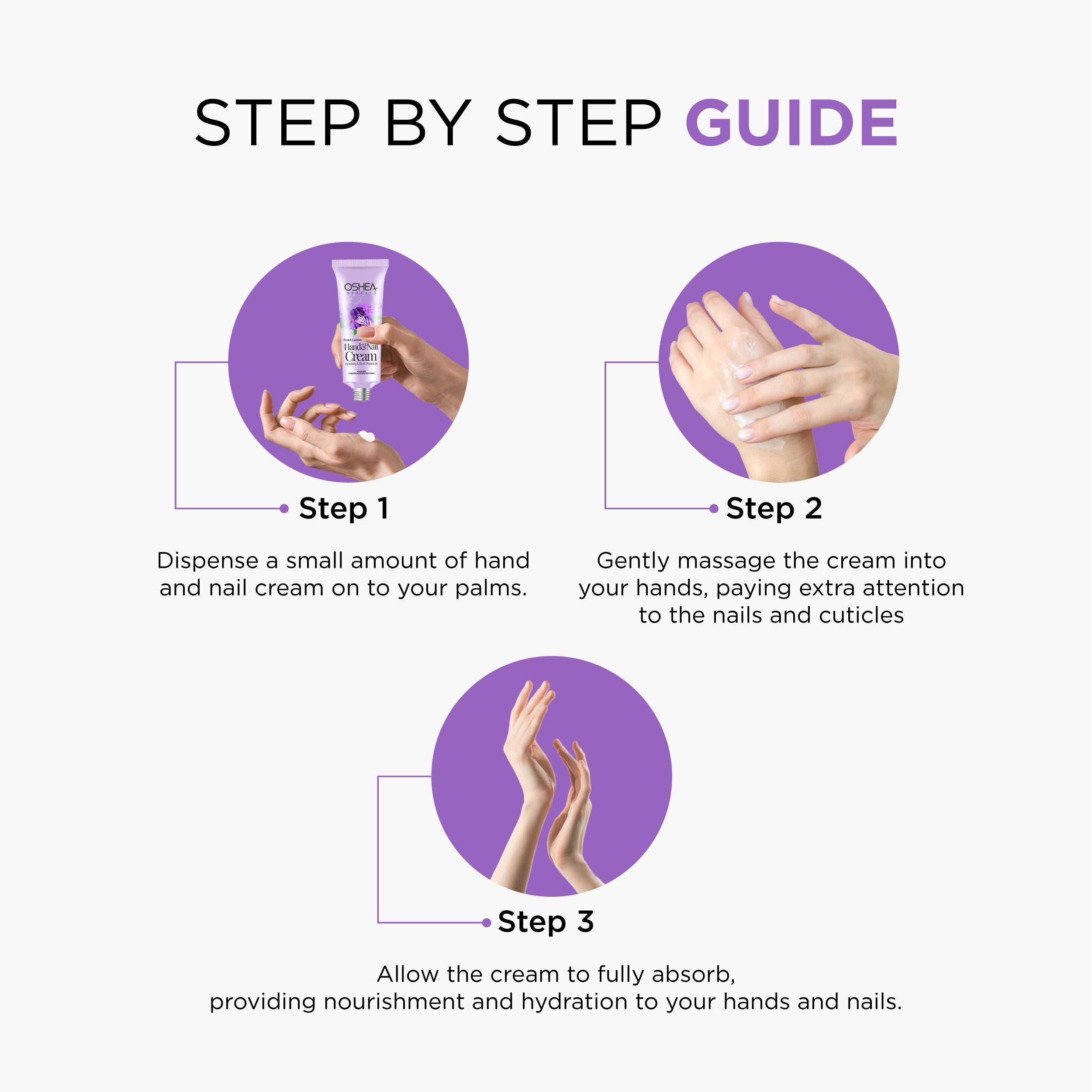 Oshea Herbals French Lavender Hand & Nail Cream