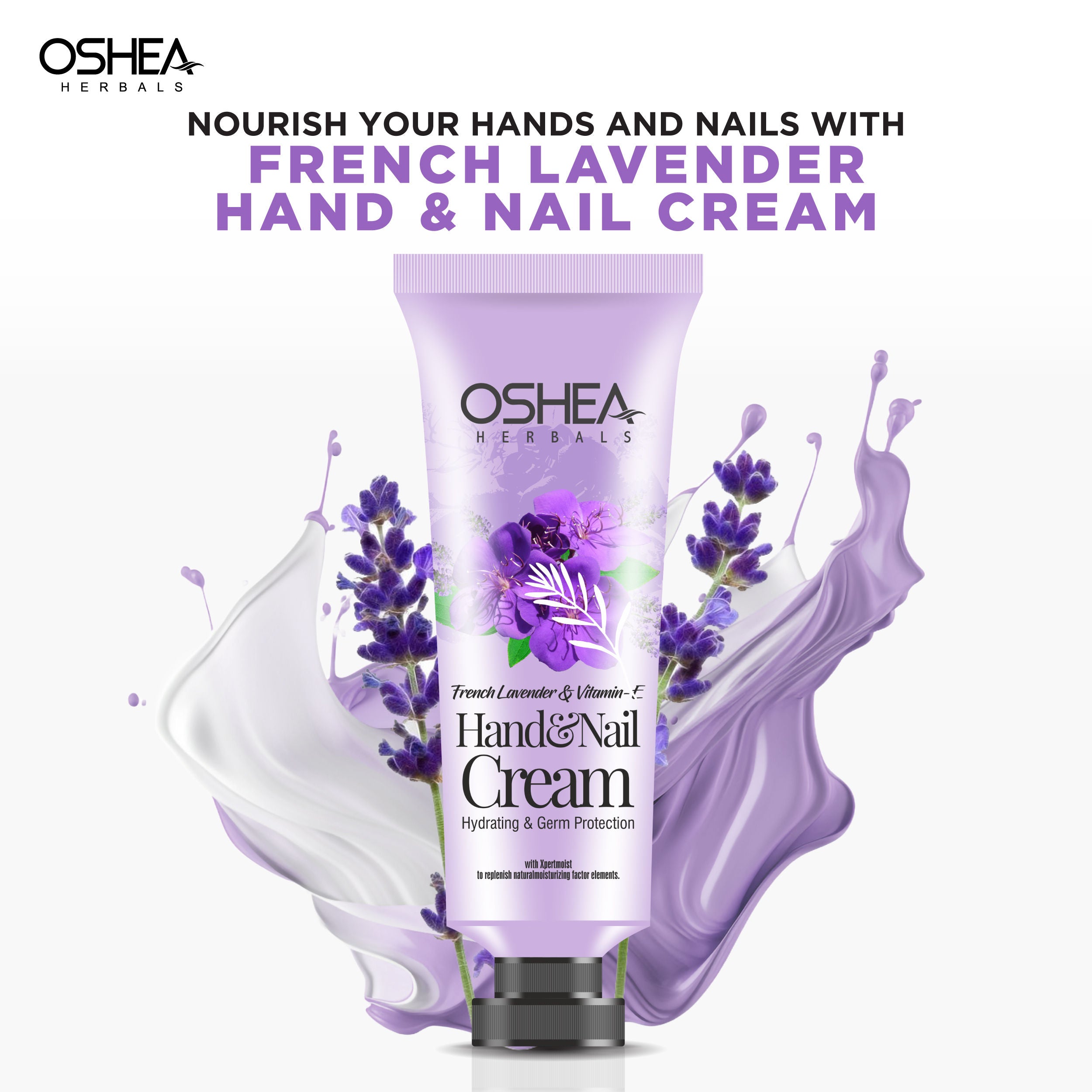 Oshea Herbals French Lavender Hand & Nail Cream